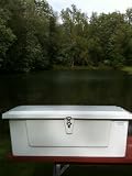 Fiberglass Dock Box White