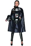 Rubie's Women's Star Wars Darth Vader Deluxe Costume Jumpsuit