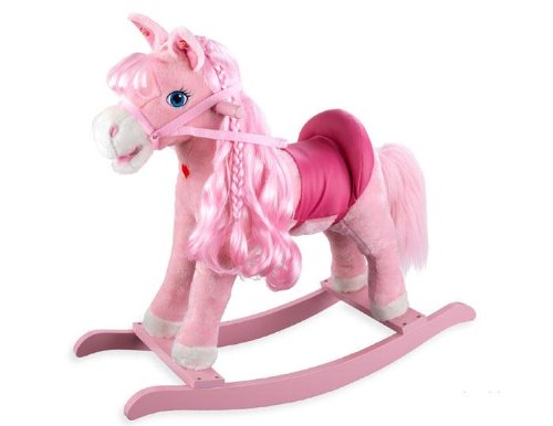 41OkKtwiwZL KidKraft Hollie the Horse Wooden Rocker