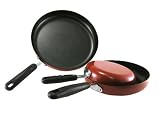 Arcosteel 3 Piece Carbon Steel Non-Stick Fry Pan Set