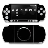 Solid State Black Design Decorative Protector Skin Decal Sticker for PSP-3000