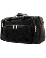 World Traveler Solid Black Travel Duffle Bag