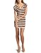 French Connection Women's Blur Stripe Sequince Dress