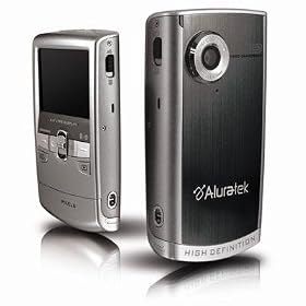 Aluratek AHDVC01F 2.4-Inch LCD HD DV Camcorder (Silver) 