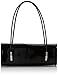 BMC Womens Synthetic Patent Leather Evening Clutch w/Black Cord Shoulder Straps