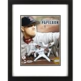 (13x16) Framed Boston Red Sox Jonathan Papelbon Collage Sports Poster Print