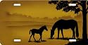 AIRBRUSHED LICENSE PLATES - HORSE/COLT - #1140