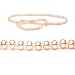 AugustinaJewelry Single Strand 22 Inch 6.0-7.0mm Pink Semi-Round Freshwater Cultured Pearl Necklace
