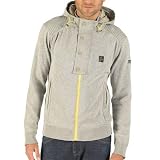 Duck and Cover Mens Chango Knit Top Light Grey Marl