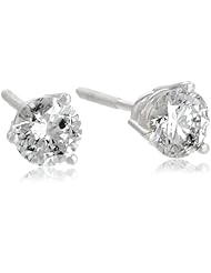 IGI Certified 14k Gold Round-Cut 3-Prong Diamond Studs (3/4 cttw, I-J color, I1-I2 Clarity)