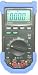 Protek 6100 Multimeter 3 3/4 digit Auto Ranging DMM with Capacitance, Frequency and Duty cycle, 4,000 count Back lit display, Appropiate input jacks light up when measurement function is selected