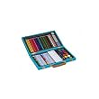 ART SET FOR THE YOUNG ARTIST HAS 68 PIECES IN A BEAUTIFUL HINGED BOX