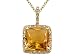 3.85 cttw Genuine Citrine Pendant by Effy Collection® - 14kt White or Yellow Gold