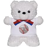 Teddy Bear White Baseball Equals Life