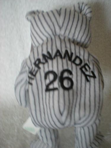 Salvino Bamm Beanos 1998 NY Yankees Champs Hernandez #26 MLB Plush Teddy Bear Toy