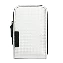 Semi-hard Universal Camera Case- Silver for Casio Exilim EX S10 S880 V7 V8 Z100 Z1050 Z1080 Z1200 SR Z150 Z200 Z700 Z75 Z77 Z80 Z80 Z9 FC100 FS10 Z250 Z29 Z300 Z85 S12 S5 S770 Z280 Z33 Z90 Z450 H10 and more...