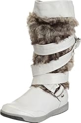 Mustang 3038604/100, Damen Stiefel, Weiss (Off-White 100), EU 40
