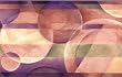 Plum Circles Wallpaper Border