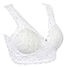 FUNOC New Womens Wire Free Yoga Sports Leisure Lace Vest Crop Top Sleep Padded Bra