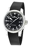 Fortis Mens 655.10.91 K B-42 Flieger Big Date Steel Automatic Day and Date Rubber Watch
