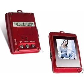 K-Tekh 1.5" RED Mini Digital Photo Frame Keyring