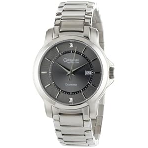 Caravelle by Bulova Men's 43D102 Distinctive Grey Diamond Dial Watch (Watch) 