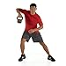 SPRI Kettlebell Weights Deluxe Cast Iron Vinyl Coated Comfort Grip Wide Handle Color Coded Kettlebell Weight Set (Taupe, 35-Pound)