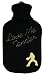 Elvis Presley Hot Water Bottle, Love Me Tender Design, Black