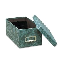 Globe-Weis Index Card Storage Box, 4x6 Inches, Green, (94 GRE)