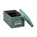 Globe-Weis Index Card Storage Box, 4x6 Inches, Green, (94 GRE)
