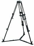 Manfrotto 525MVB 75mm Bowl 2-Stage Lightweight Aluminum Video Tripod (Black)