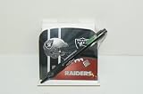 Oakland Raiders Stationery Desk Caddy with Matching Ballpoint Grip Pen - NFL