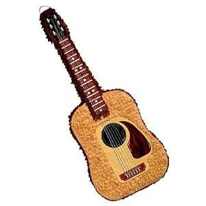 Guitar Pinata 1 pc by prettypartyplace