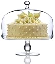 Luigi Bormioli Michelangelo Masterpiece Footed Cake Plate with Dome Cover