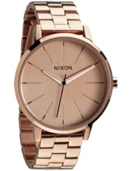 Nixon A099897 kensington rose gold dial stainless steel bracelet women watch NEW