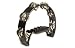 BLACK TAMBOURINE Half Moon Drums Percussion Hi-Hats