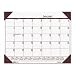 Recycled Monthly Calendar Desk Pad, Jan - Dec, 22