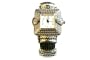 Western Style Quartz Carved Square Dial Bangle Watch - New !