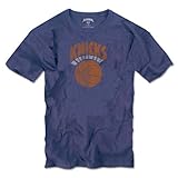 New York Knicks Blue '47 Brand Vintage Primary Logo Scrum Tee