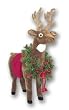 38" Soft Plush Standing Christmas Reindeer Stuffed Footrest Ottoman