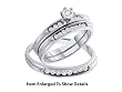 Stunning 3 Pc. 14k Gold Genuine .40 Ctw. Diamond Wedding Set for Him and Her