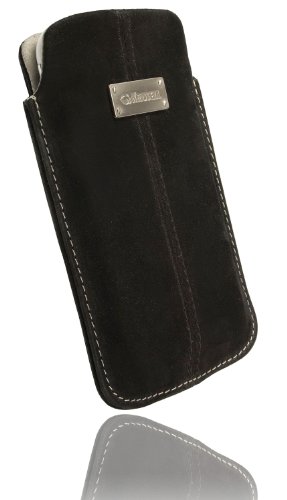 Krusell Luna Nubuck Leder Handytasche Gr&ouml;&szlig;e: XL schwarz Preisvergleich