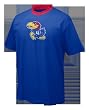 Kansas Jayhawks Nike Contrast Ringer Tee