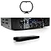 Pyle Updated Pyle Stereo Preamplifier, Home Entertainment Receiver, Bluetooth Amp, RCA Audio Input, 2 Channel Amp, AM/FM Radio with LCD Display, MP3/USB/AUX, Remote Control, AC Power Cable (PT395)