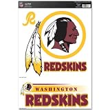 Washington Redskins Official Logo 11x17 Ultra Decal Window Cling