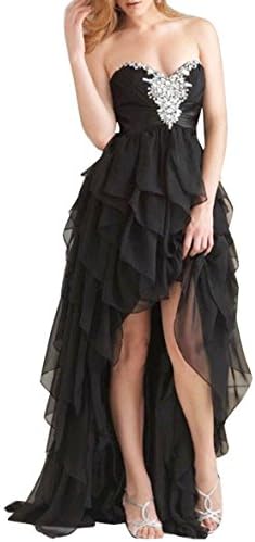 Miguoo Black Beaded Strapless Junior Bridesmaid Dresses Plus Size Us Size 18 Shopp80198