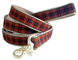 Up Country Dog Leash - Tartan Plaid (Wide)
