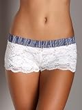 Foxers Lace Boxer Ivory/Navy
