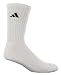 Crew Socks | Men's Socks | Men's Athletic Socks | Athletic Socks | Buy Socks | Best Socks | Sport Socks | Sock Sizes - adidas Men's 6-Pack Crew Sock, White/Black