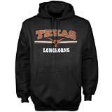 Texas Longhorns Black Midfield Hoody Sweatshirt
